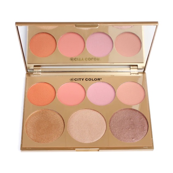 💄 City Color Cosmetics Timeless Beauty Blush & Highlighter Palette - Picture 3 of 9